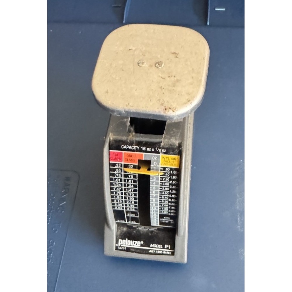 Pelouze Model P1 Vintage Postal Scale – 16 oz – Works